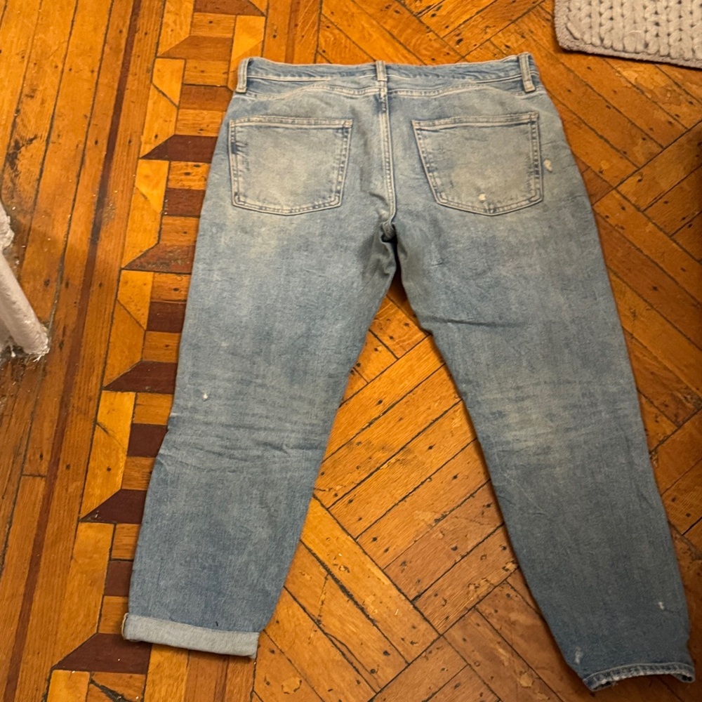 Distressed Light Blue Jeans - Picture 5 of 5